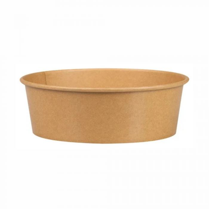 Salatschale#5 Kraftpapier Ø18,5x5,5cm 1000ml